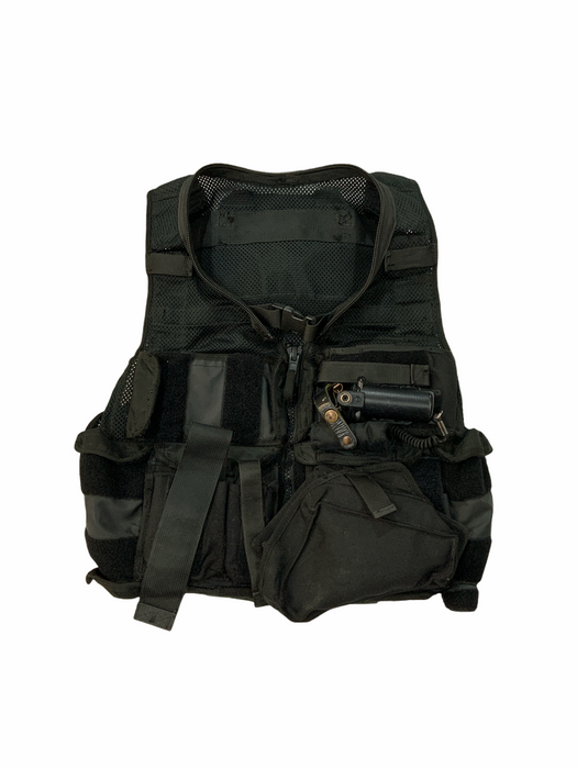 ARV MK2 Black Tactical Load System Tac Vest Security Dog Handler OBTV25