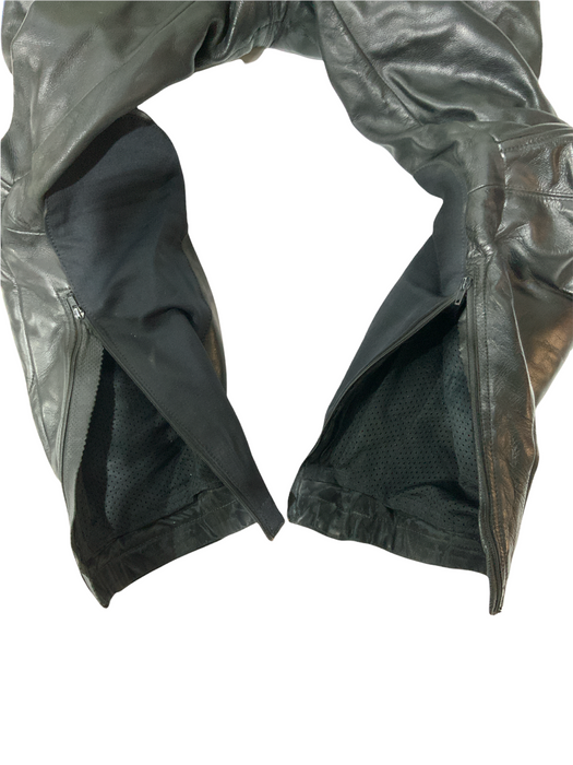 BKS Leather Motorbike Trouser Black From Two Piece Waist 35" BKSTRS02B Grade B