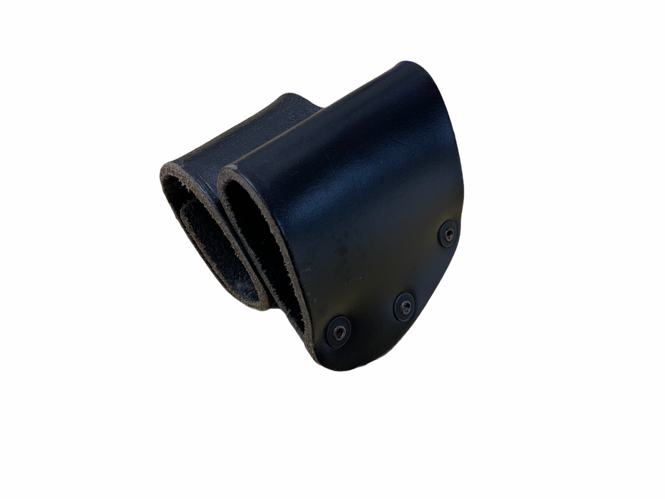 Leather Rigid Handcuff Holder 2" Loop TCH Hiatts Quickcuffs Speedcuffs BLTHCF03