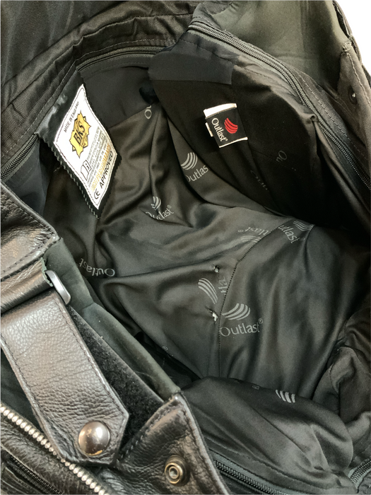 BKS Leather Trouser Black From Two Piece Waist 40" BKSTRS09B Grade B