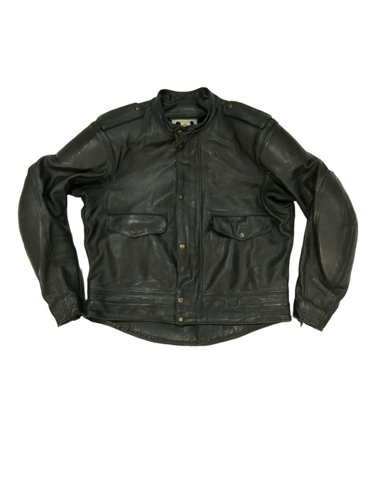 BKS Leather Motorbike Jacket Black From Two Piece Chest 48” BKSJKT09B GRADE B
