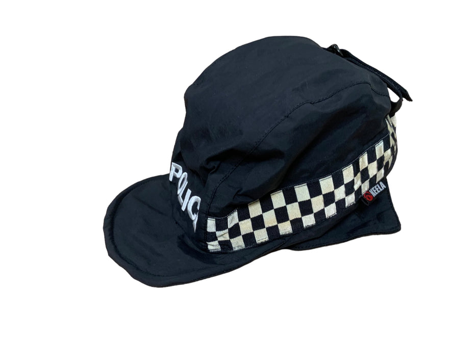New Keela Black Police Embroidered Softshell Polacap Warm Winter Hat Waterproof Cap