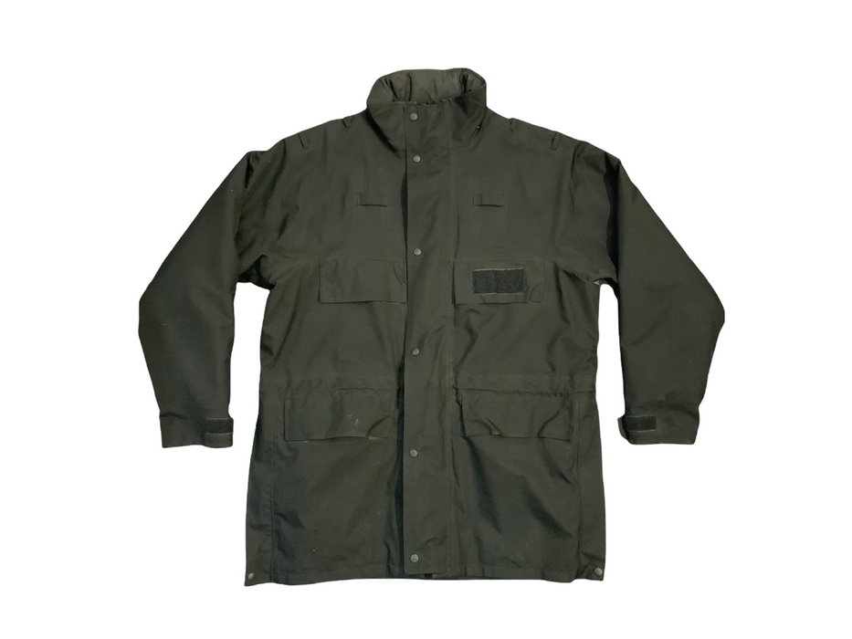 Black 3/4 Goretex Waterproof Rain Coat XLarge Grade B OJ75