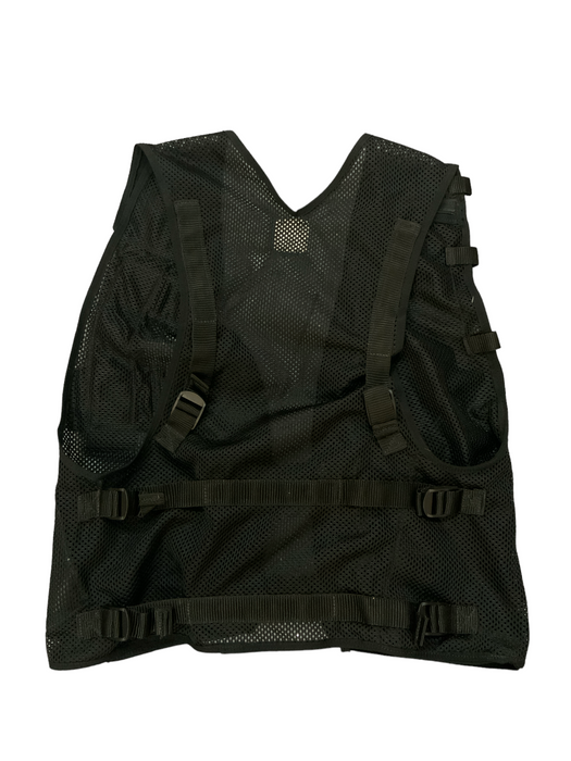 Hagen Black Tactical Vest Combat Security Paintballing Large OBTV43A