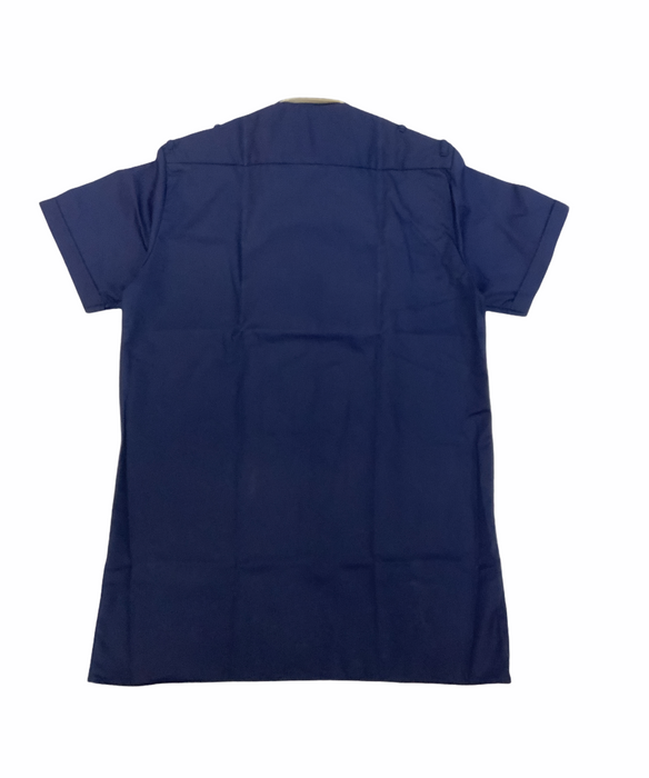 New Harrison Field Mens Short Sleeve Navy Blue Shirt Uniform Security Prison