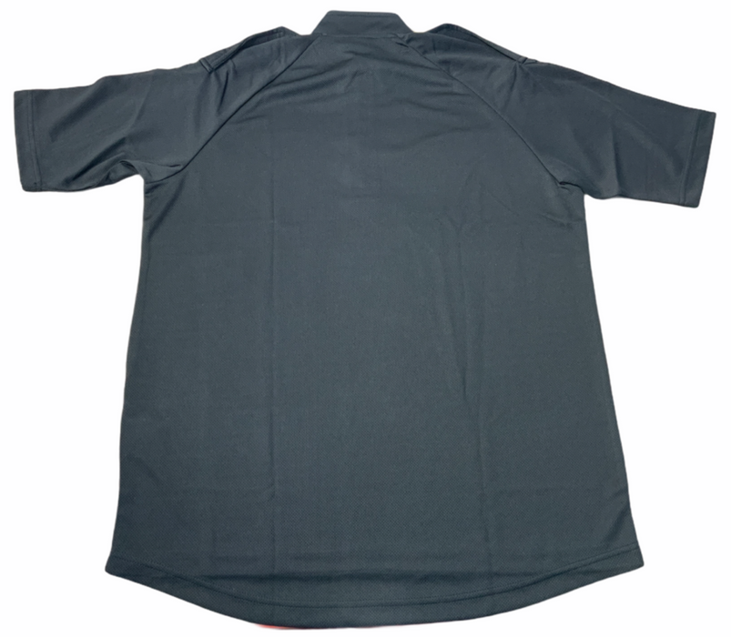Male Black Breathable Wicking Shirt With Epaulettes Security Dog Handler