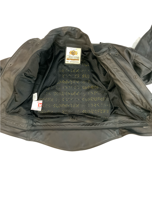 BKS Leather Jacket Black From Two Piece BKSJKT03A GRADE A