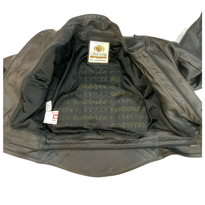 BKS Leather Jacket Black From Two Piece BKSJKT03A GRADE A
