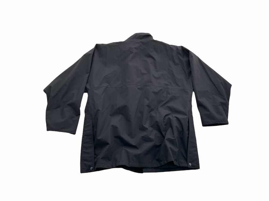 Black Waterproof 3/4 Length Rain Coat Security Dog Handler XL/R OJ39
