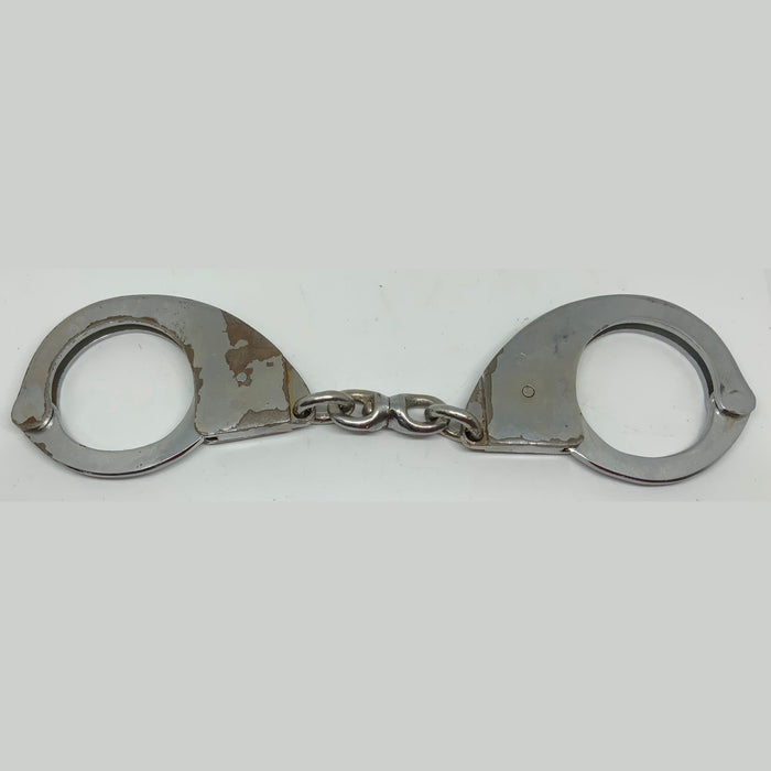 Hiatts 1960 Chain Link Vintage Handcuffs Without Key Grade C
