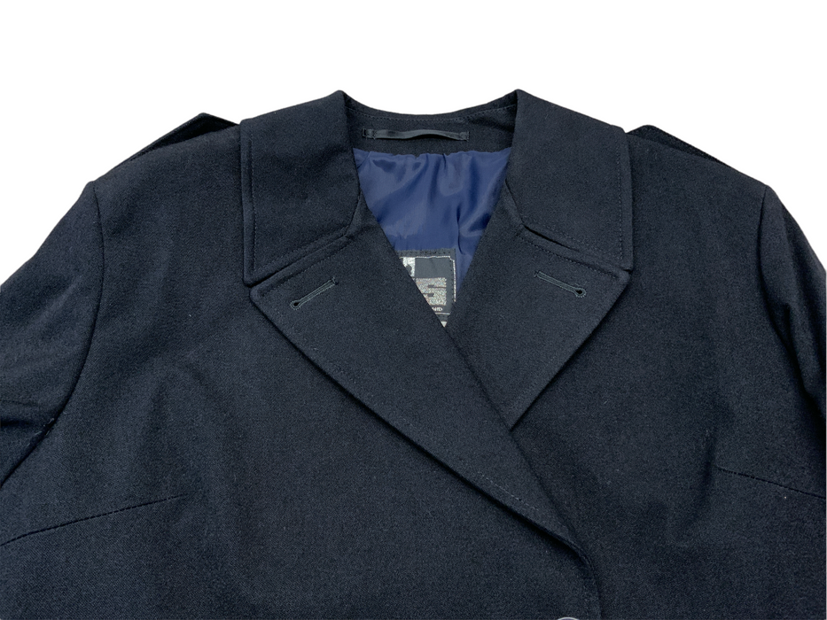 New Female Vintage J&S Police Trench Coat Midnight Blue TCJS01FN