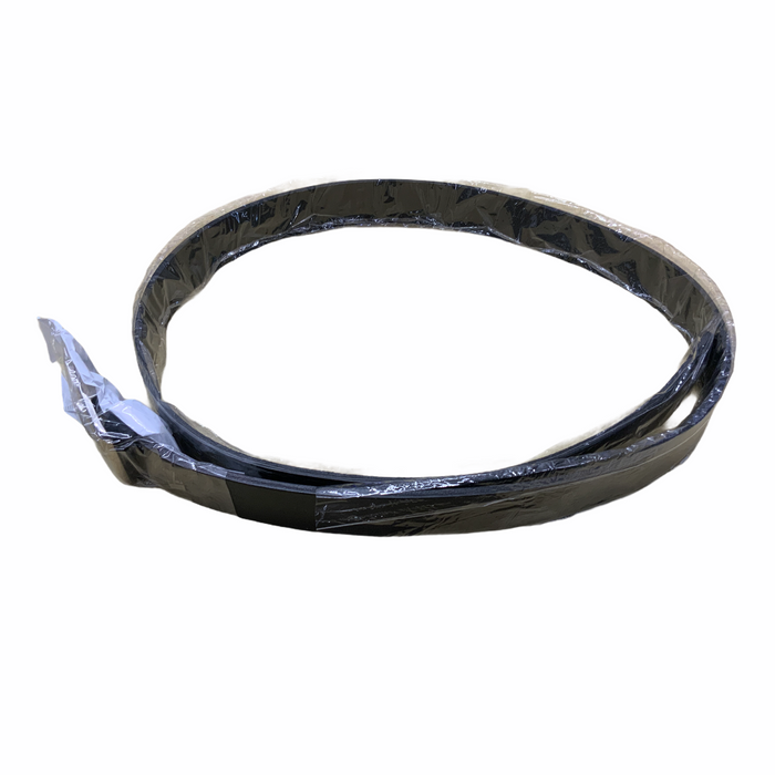 Black Leather Belt Unisex 30mm Width with Silver Buckle Sizes 28" to 52" - NEW