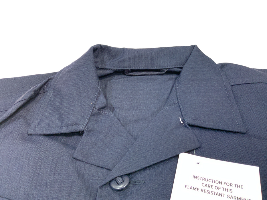 New Genuine Royal Navy Flame Resistant Shirt Jacket Ripstop Navy Blue RNSHIRT02N