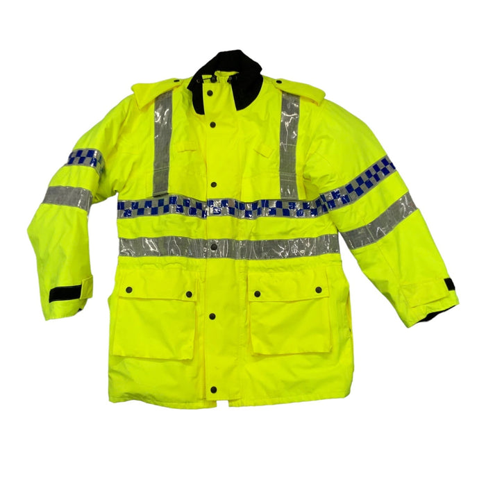 Hivis Goretex Waterproof 3/4 Length Rain Coat Jacket OJ184