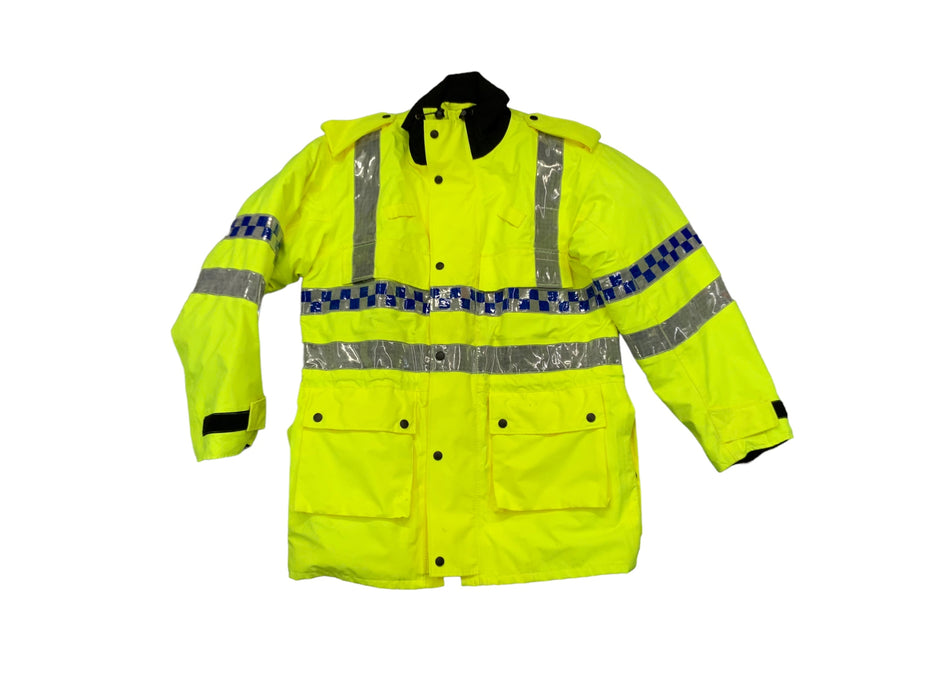 Hivis Goretex Waterproof 3/4 Length Rain Coat Jacket OJ184