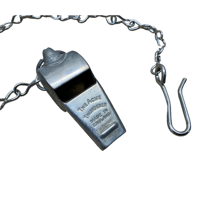 The Acme Thunderer City Police Whistle & Chain Dress Tunic ACMETHUNDERER2