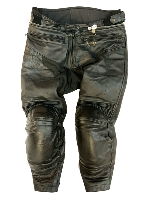 BKS Leather Motorbike Trouser Black From Two Piece Waist 34” BKSTRS11B Grade B
