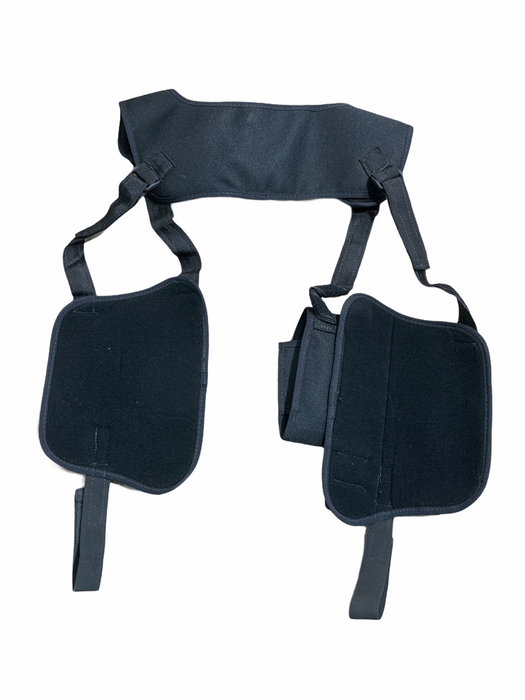 Black Covert Harness Covert Vest With Klickfast Cuffs Baton CS Gas Holder CH07