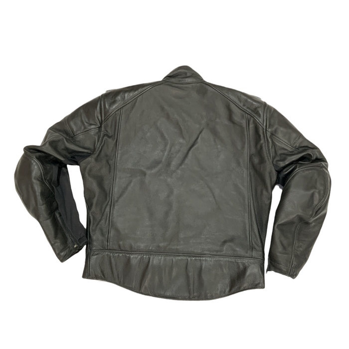 BKS Leather Motorbike Jacket Black From Two Piece Chest 48” BKSJKT04B