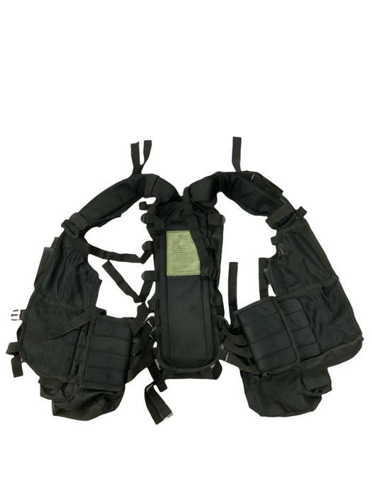 Black Tactical Load System Tac Vest Security Dog Handler OBTV27 Grade B