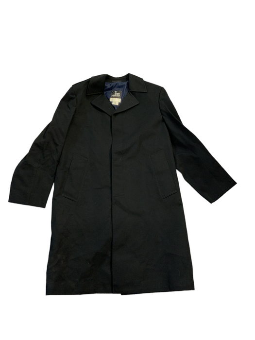 Male Vintage J&S Police Trench Coat Midnight Blue Epaulette loop Grade B TCJS03B