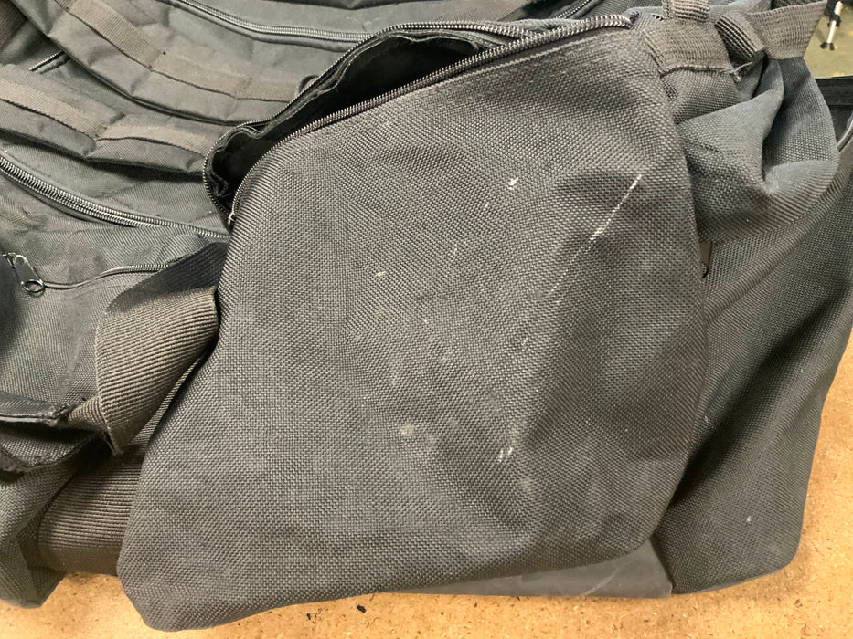 Black Tactical Durable Nylon Short Handled Kit Bag Large Rucksack KB03B