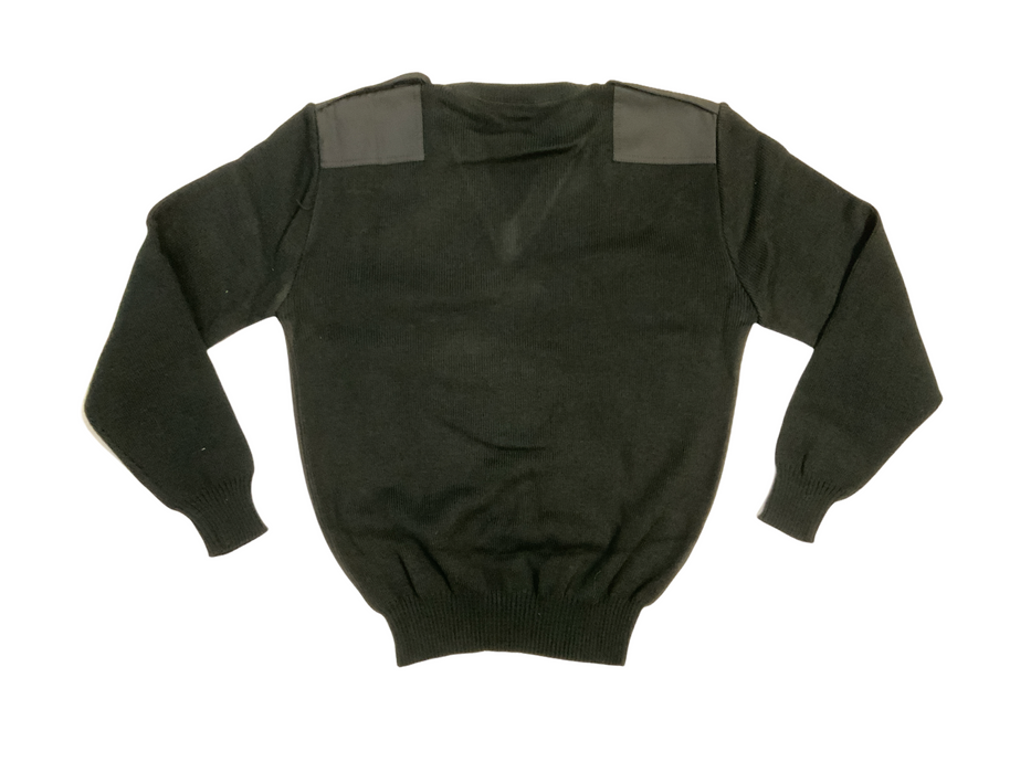 Black Nato Jumper Pullover 100% Acrylic Security Dog Handler