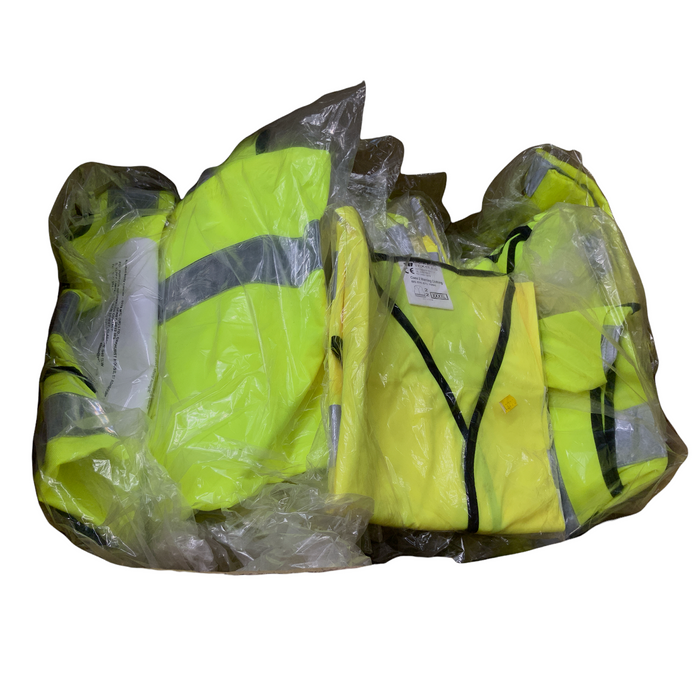Job Lot Wholesale Bundle 20 Hivis Lightweight Vests NEWHVLWJOBLOT