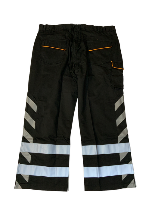 New Male Patrol Cargo Trousers Black Security Mechanic PATTRS01N