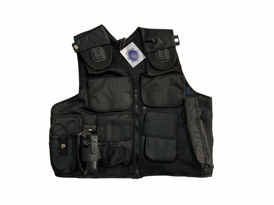 Black Tactical Load System Tac Vest Security Dog Handler Marshal BV09