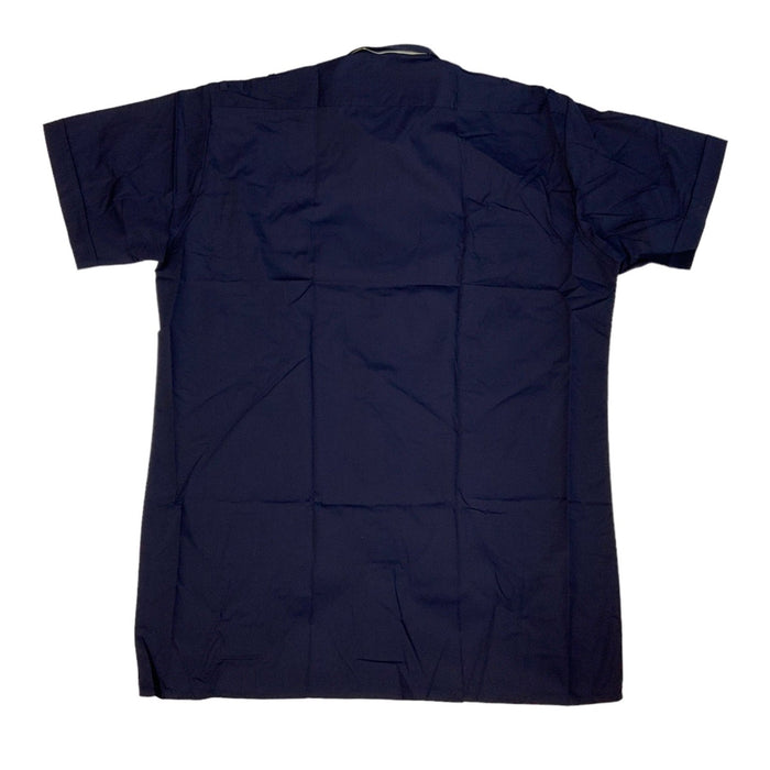Double Two Short Sleeve Male Dark Navy Shirt Uniform Security Prison MSB09