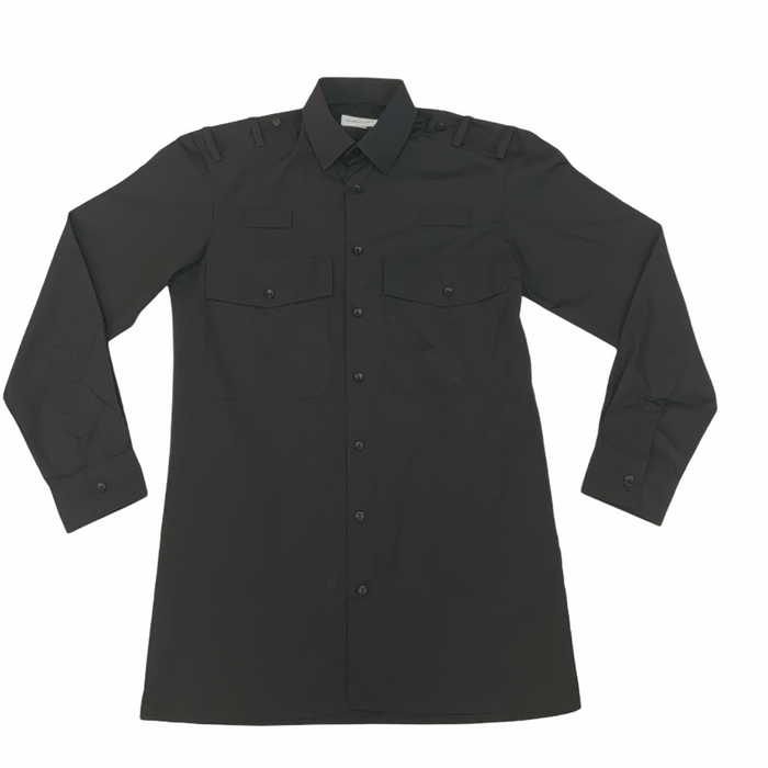 Long Sleeve Dark Navy Double Two Women's Shirt