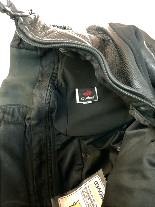 BKS Leather Trouser Black From Two Piece Waist 40" BKSTRS09B Grade B