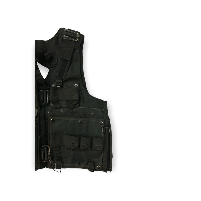Arktis Black Tac Vest SAS Combat Security Paint-balling 44”-50” Chest OBTV30