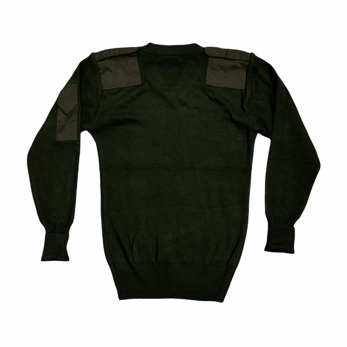 Jumper Pullover Classic Fit V-Neck Black New OPPULN