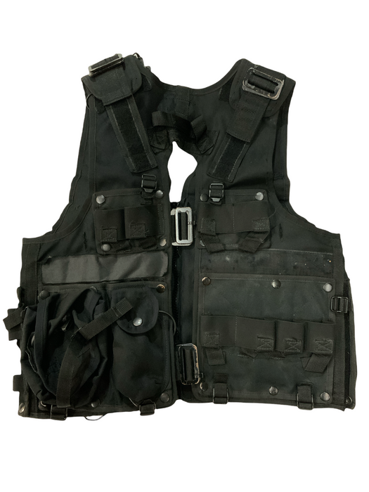 Arktis Black Tac Vest SAS Combat Security Paint-balling 44”-50” Chest OBTV30