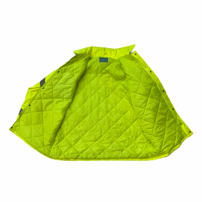 Hi Vis Jacket Waterproof Rain Coat Security Dog Handler 3XLarge HVPC11A