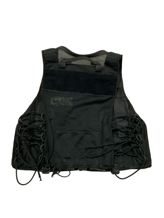 Black Tactical Load System Tac Vest Security Dog Handler Grade B OBTV49