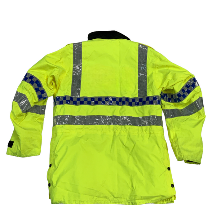 Hi-Vis Goretex Waterproof Rain Coat Marshal Dog Handler Events HVGC7B