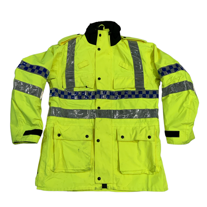 Hi-Vis Goretex Waterproof Rain Coat Marshal Dog Handler Events HVGC7B