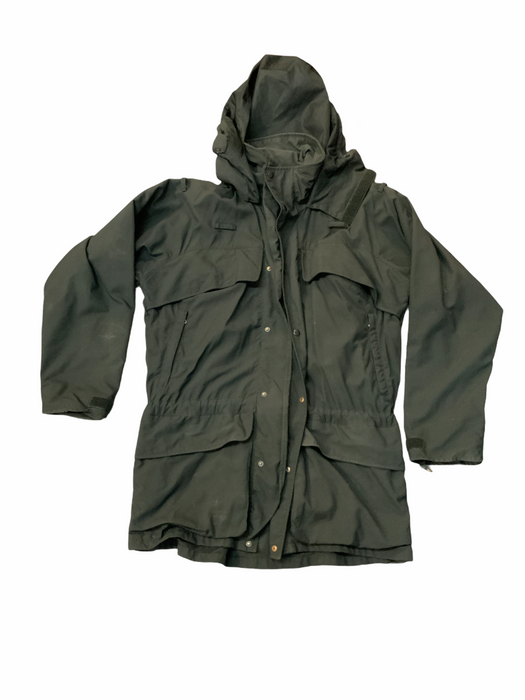 Black Tactical Police Jacket Waterproof Coat Security Dog Handler M OJ61