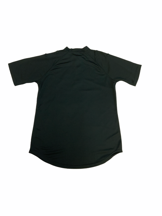 Male Black Breathable S/S Wicking Shirt With Epaulette Loops WKS13A