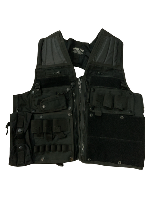 Arktis Black Tac Vest SAS Combat Security Paint-balling 44”-50” Chest OBTV28