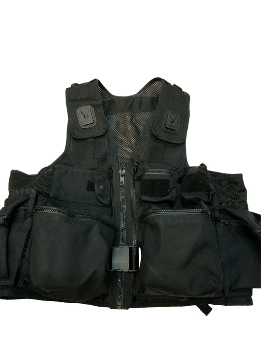 Arktis Black Tactical Vest SAS Combat Security Paint-balling Large OBTV40
