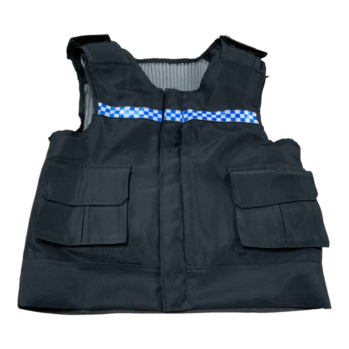 Hawk Black Body Armour Stab Vest Cover With Pockets *COVER ONLY* M/R OC128