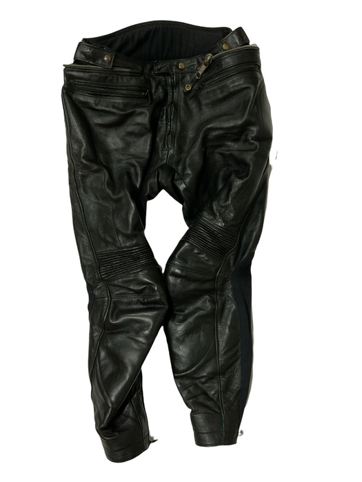 BKS Leather Trouser Black From Two Piece Waist 38" BKSTRS04B Grade B
