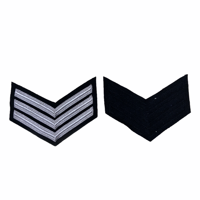 Police Prison Sew On Embroidered Sergeant Stripes Patch Badge SGTSTR4