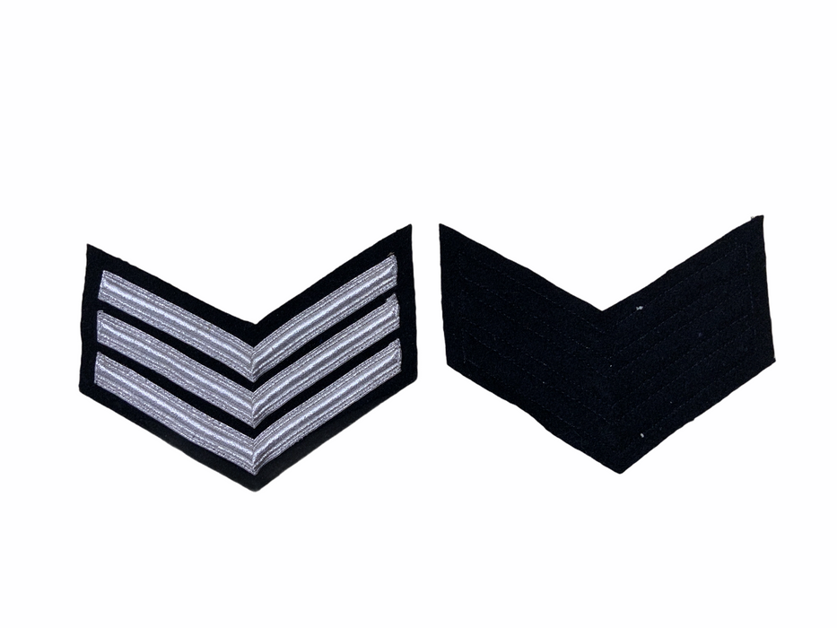Police Prison Sew On Embroidered Sergeant Stripes Patch Badge SGTSTR4