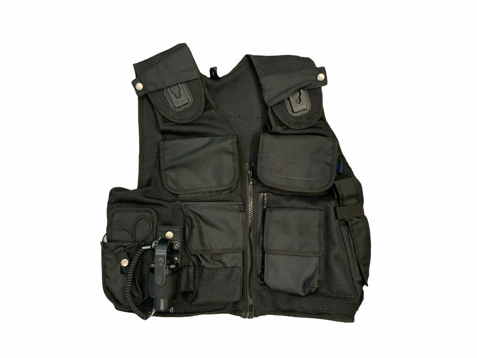 Black Tactical Load System Tac Vest Security Dog Handler Marshal BV23AN Grade AN