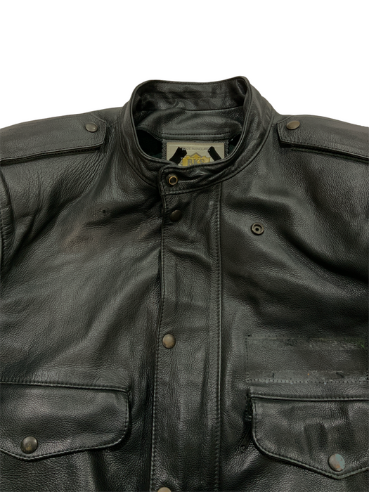 BKS Leather Motorbike Jacket Black From Two Piece Chest 48” BKSJKT09B GRADE B